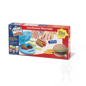 LANCHONETE DIVERTIDA MASSINHA DE MODELAR DIVER MASSA